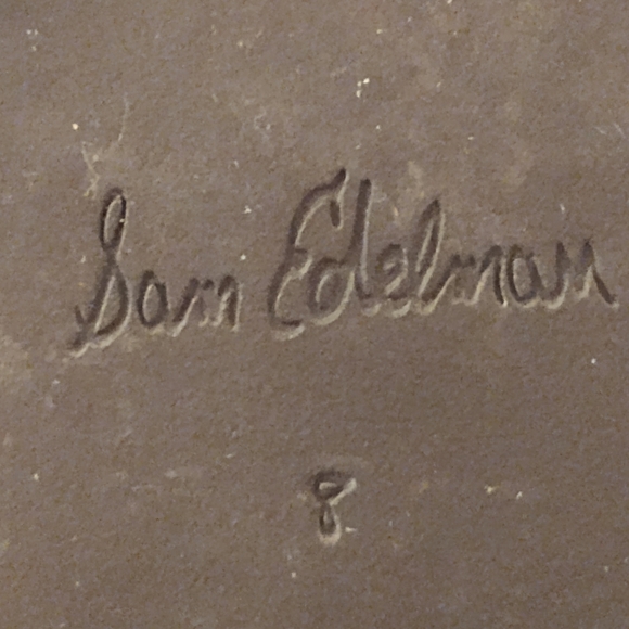 Sam Edelman Women's Taelor Chain Link Olive Suede Lug Sole Loafers Size 8M - Picture 16 of 16